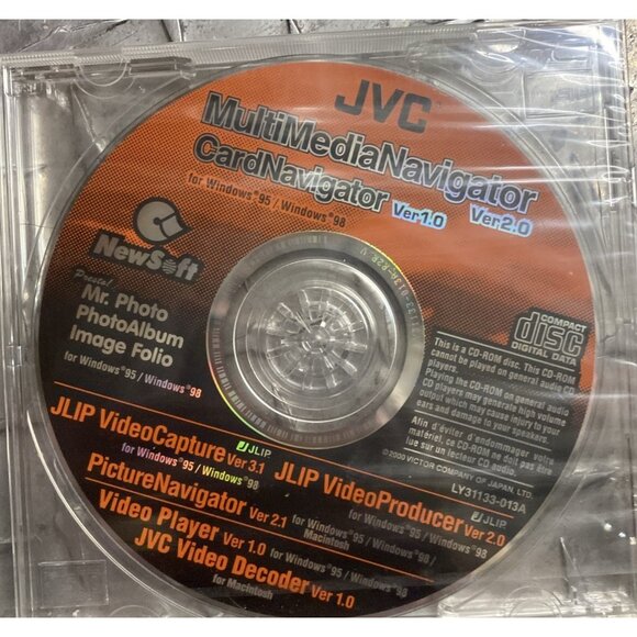 JVC Multi Media Navigator Ver 2.0 For Windows 95/98 CardNavigator Ver 1.0 &More - Picture 3 of 3